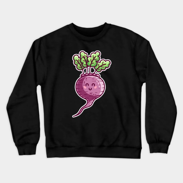 Kawaii Cute Beetroot Crewneck Sweatshirt by freeves